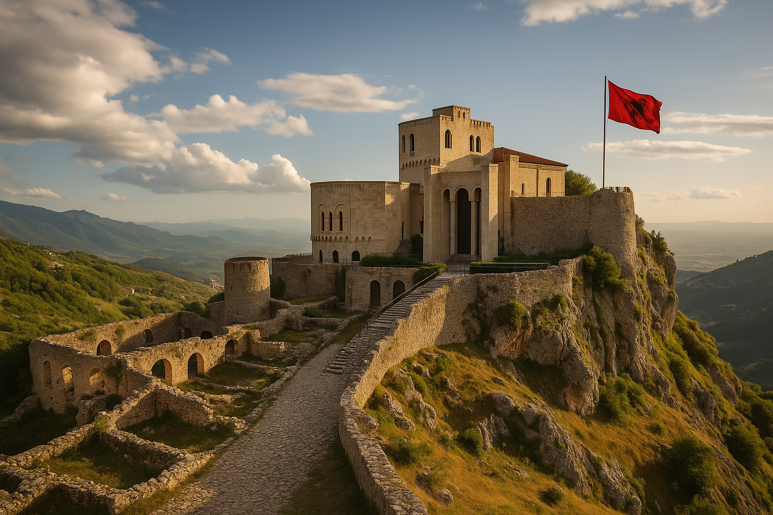 Kasteel van Krujë - Albanië - Balkanreis.nl